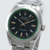 Rolex Milgauss Ref 116400V Steel Black Dial